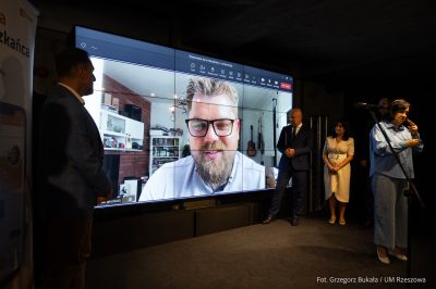 zdjęcie z konferencji pn. Rzeszowska Karta Mieszkańca, fot. Grzegorz Bukała, Urząd Miasta Rzeszowa